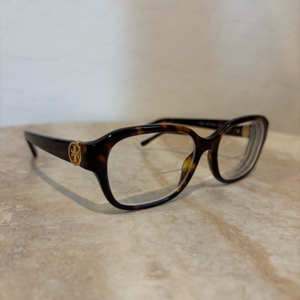 Tory Burch TY2088 1728 women’s tortoise rounded rectangular eyeglasses